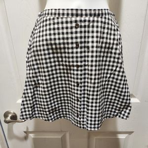 Element Plaid mini skirt